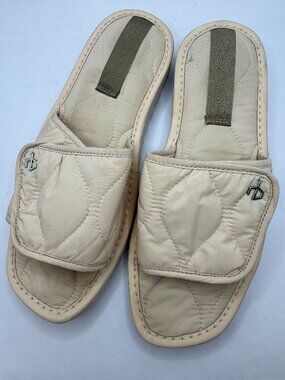 Rag & Bone Slippers Quilted Comfort Pink Size 8.5